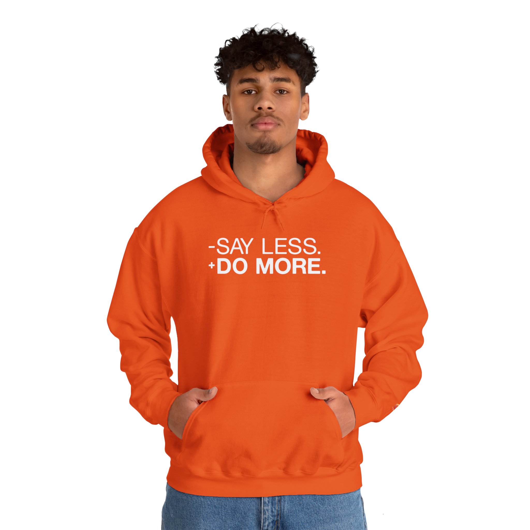 orange hoodie