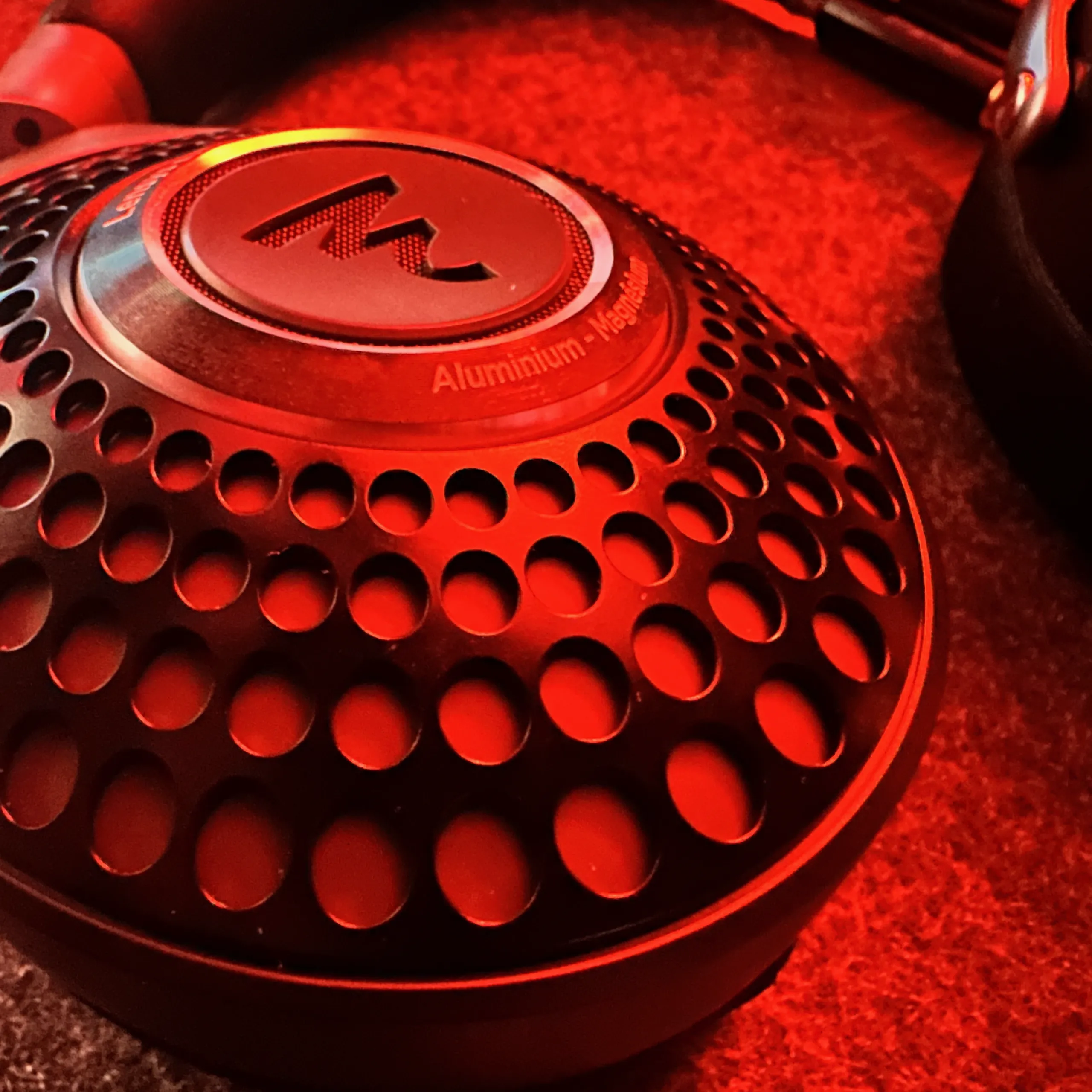 Focal Lensys Professional headphone ear cup.